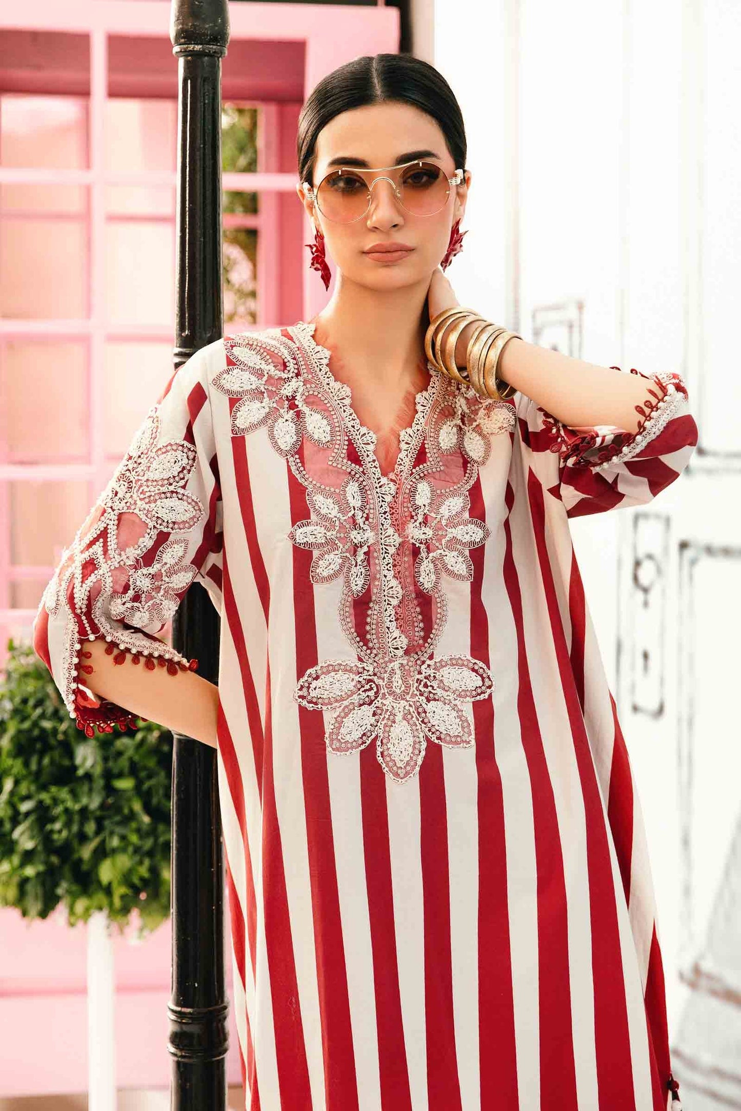 3 Piece Unstitched Embroidered Lawn Suit | MPT-2609-A