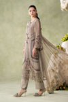 3 Piece Embroidered Chiffon Suit