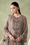 3 Piece Embroidered Chiffon Suit