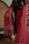 3 Piece Embroidered Dobby Linen Suit