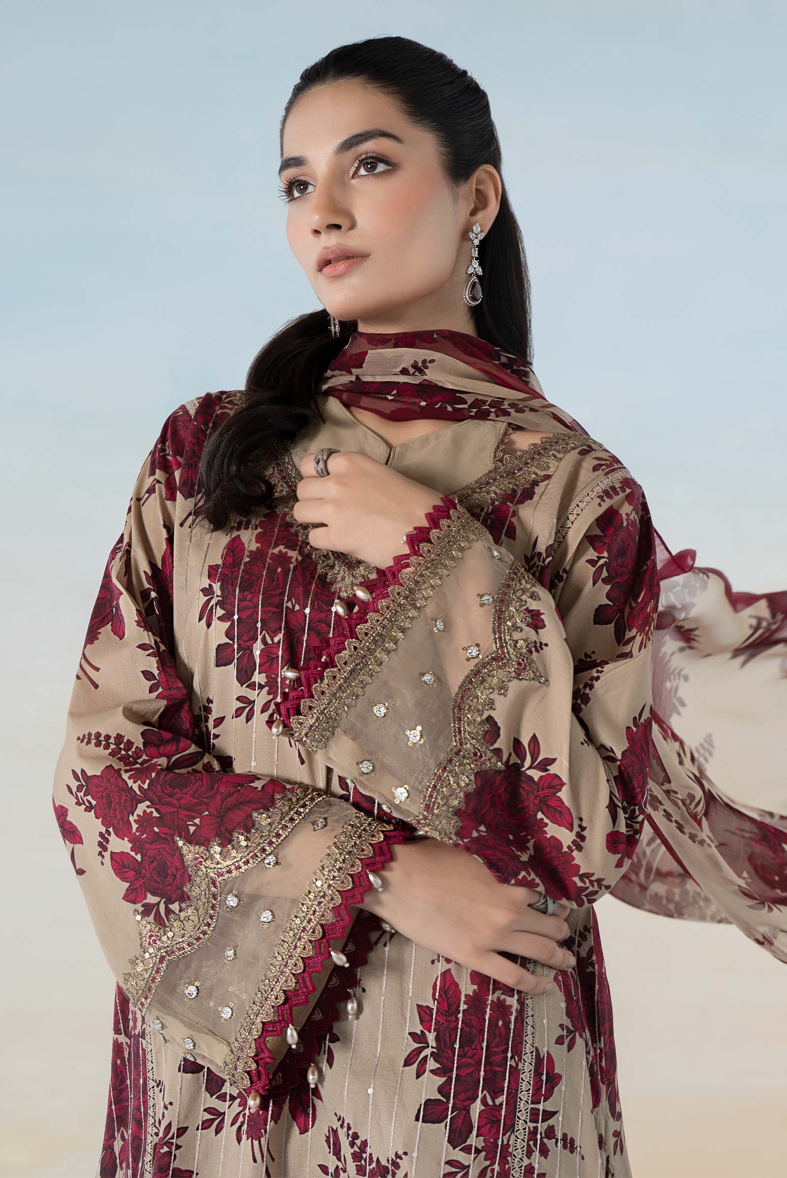3 PIECE PRINTED LAWN SUIT
