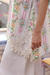 3 Piece Unstitched Embroidered Lawn Suit