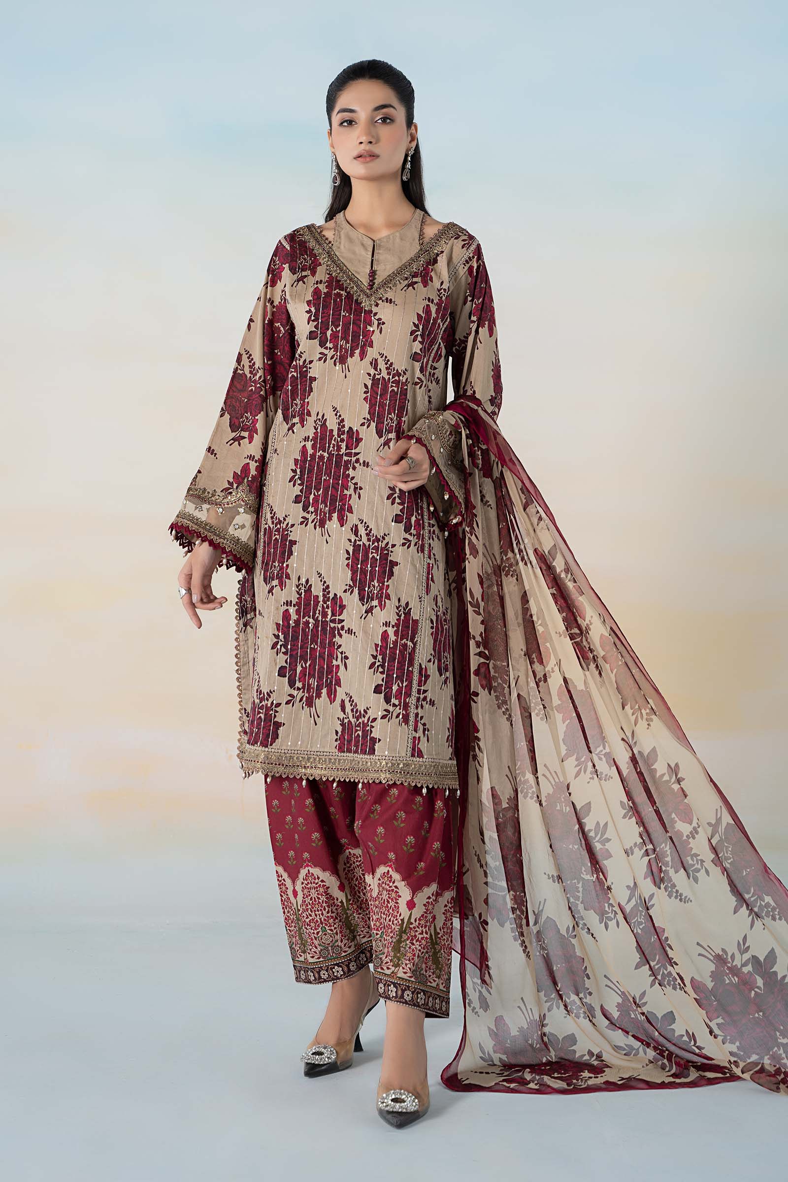 3 PIECE PRINTED LAWN SUIT