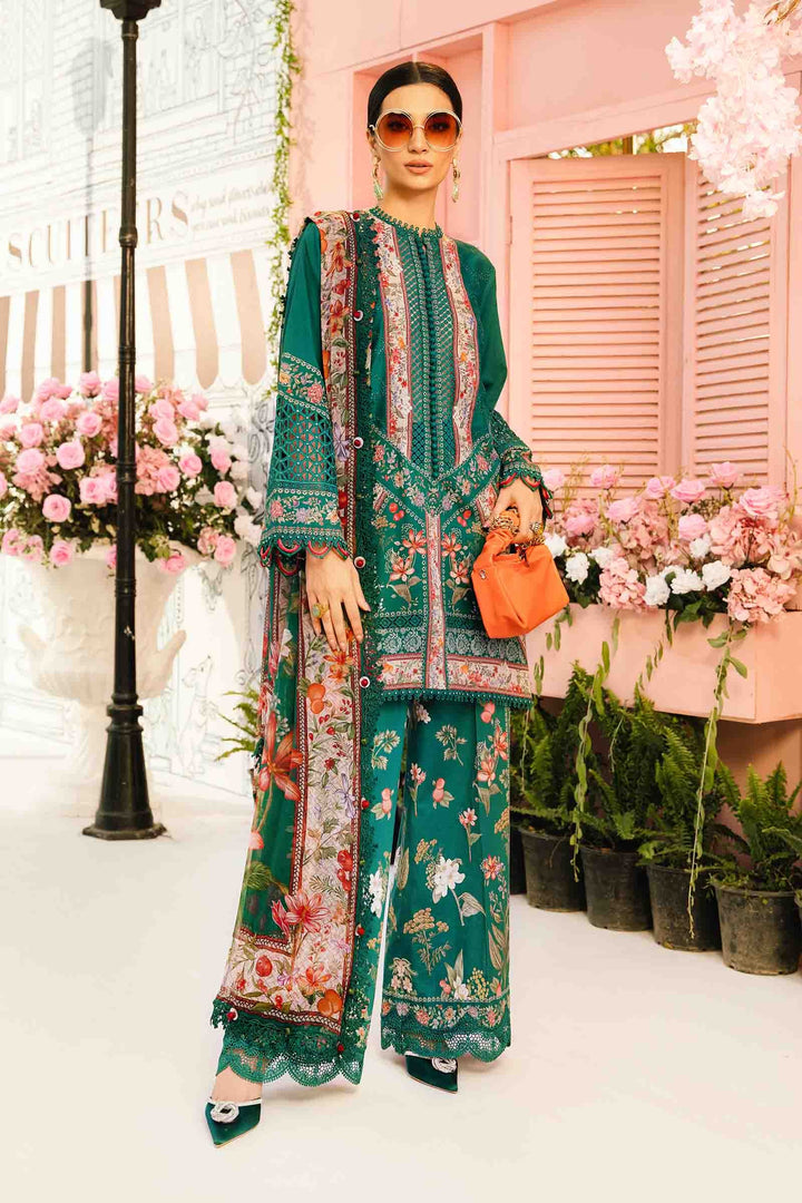 3 Piece Unstitched Embroidered Lawn Suit | MPT-2610-A All Products MPA2610-999-00A