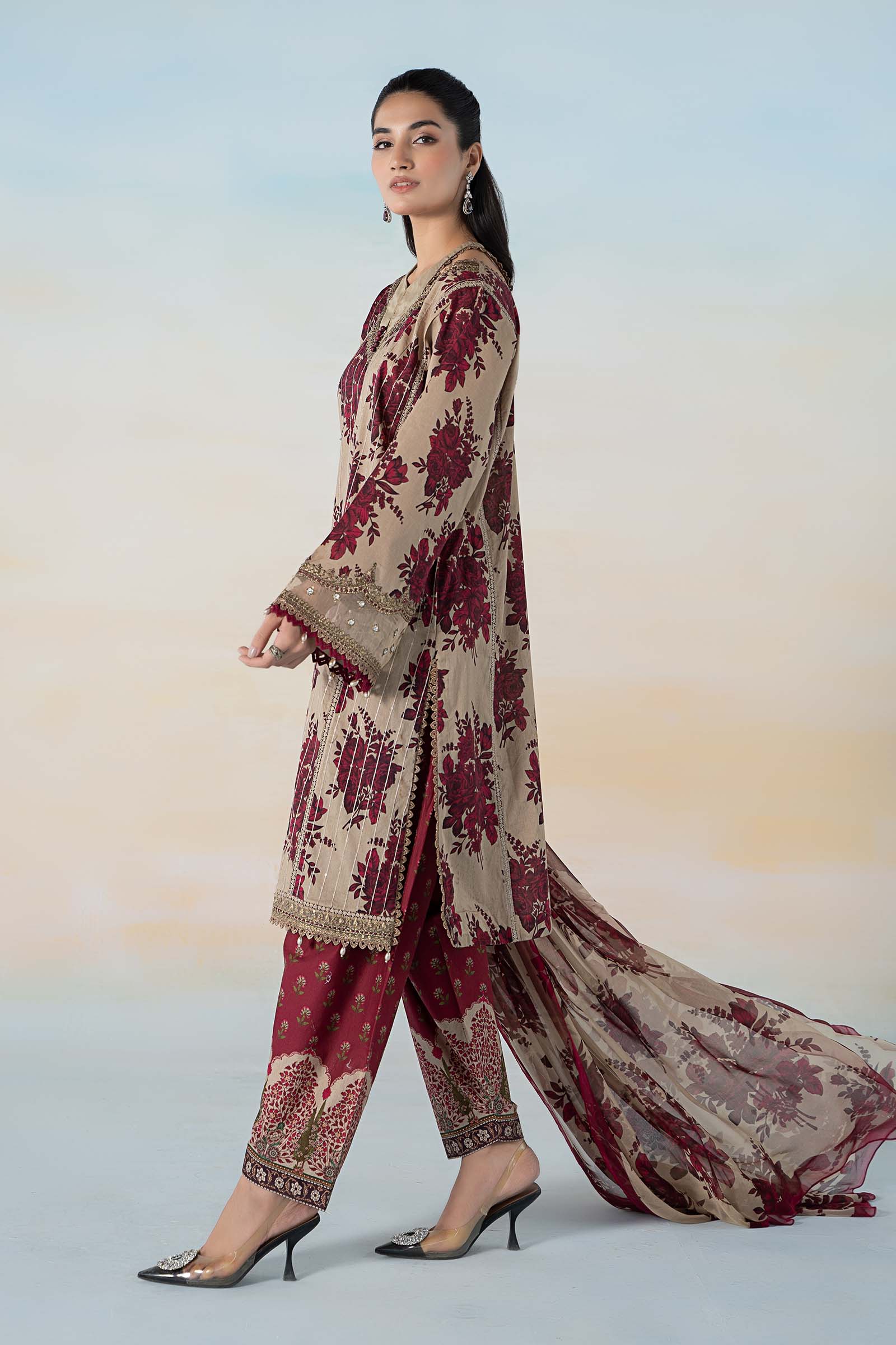 3 PIECE PRINTED LAWN SUIT