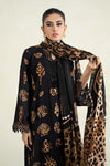 3 Piece Printed Linen Suit | MPS-2410-B