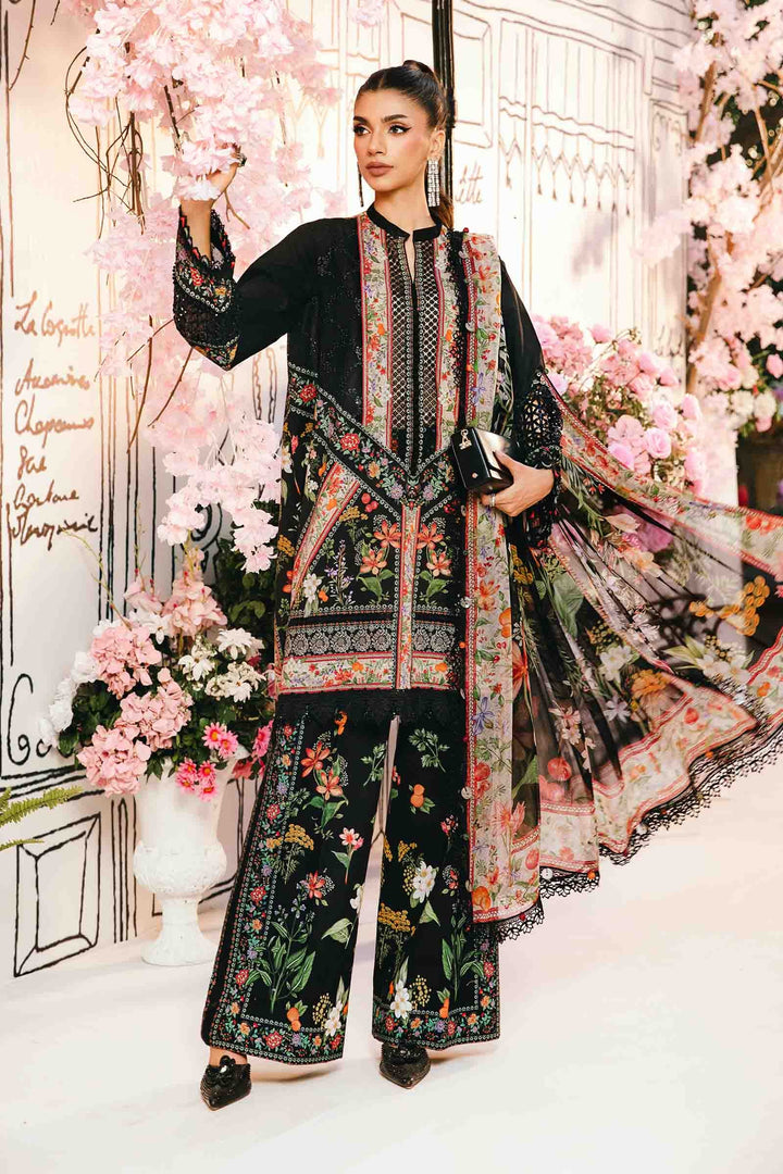 3 Piece Unstitched Embroidered Lawn Suit | MPT-2610-B All Products MPB2610-999-00B