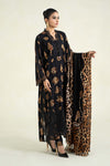 3 Piece Printed Linen Suit | MPS-2410-B