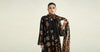 3 Piece Printed Linen Suit | MPS-2410-B
