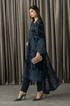 3 Piece Embroidered Velvet Suit