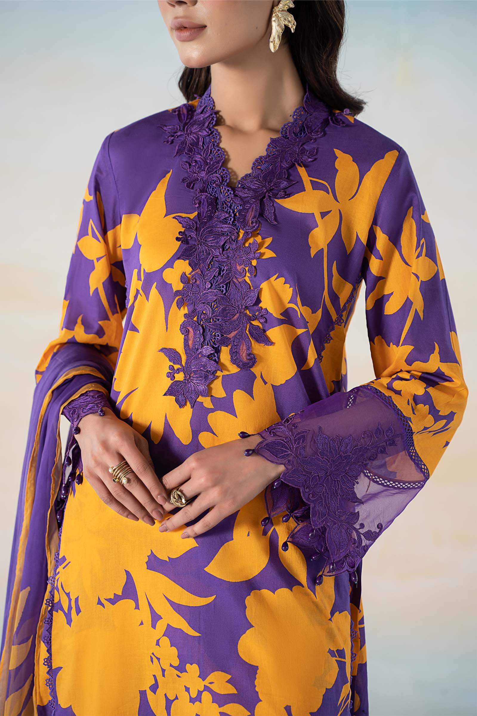 3 PIECE PRINTED LAWN SUIT