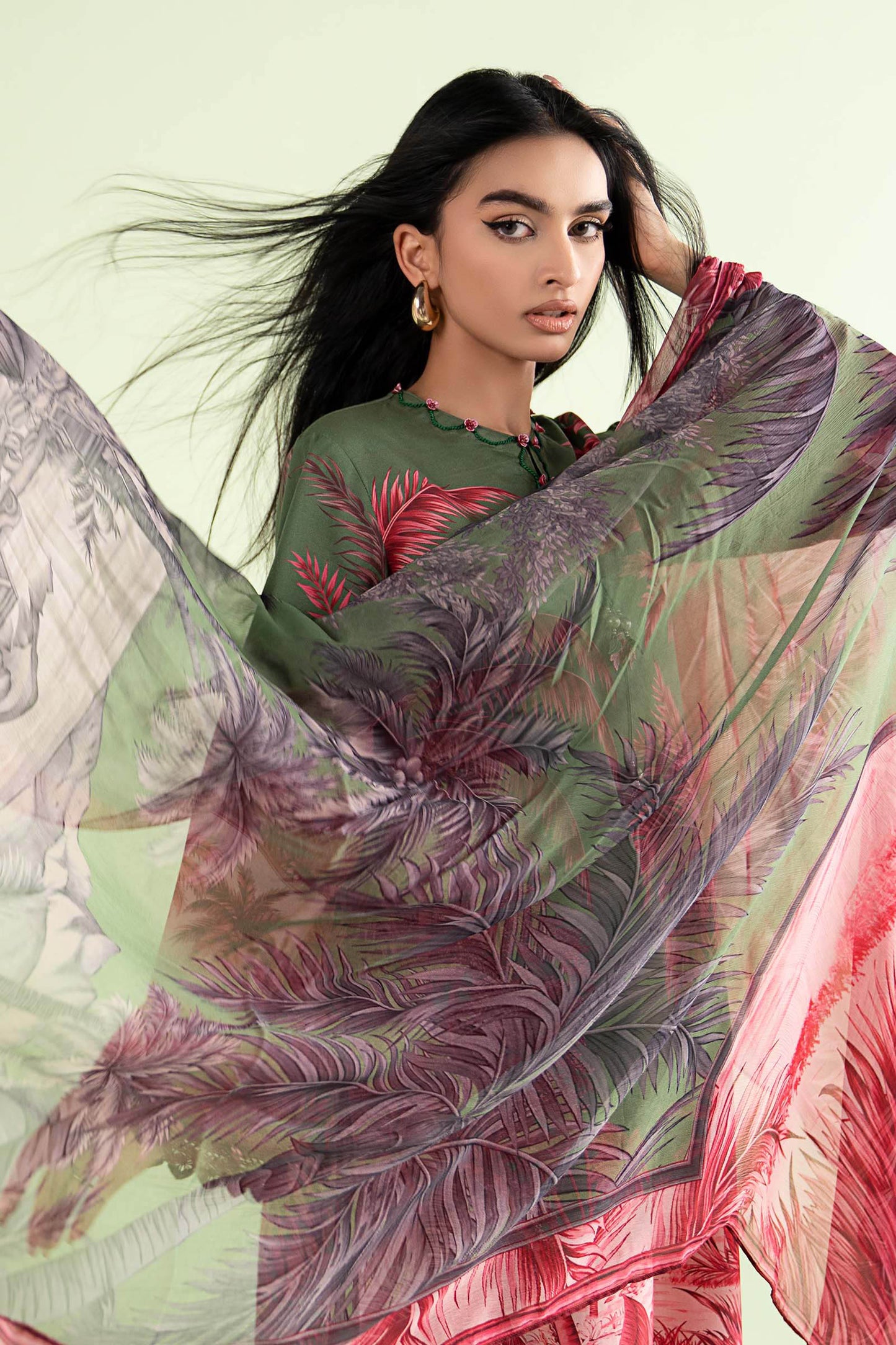 3 Piece Embroidered Lawn Suit