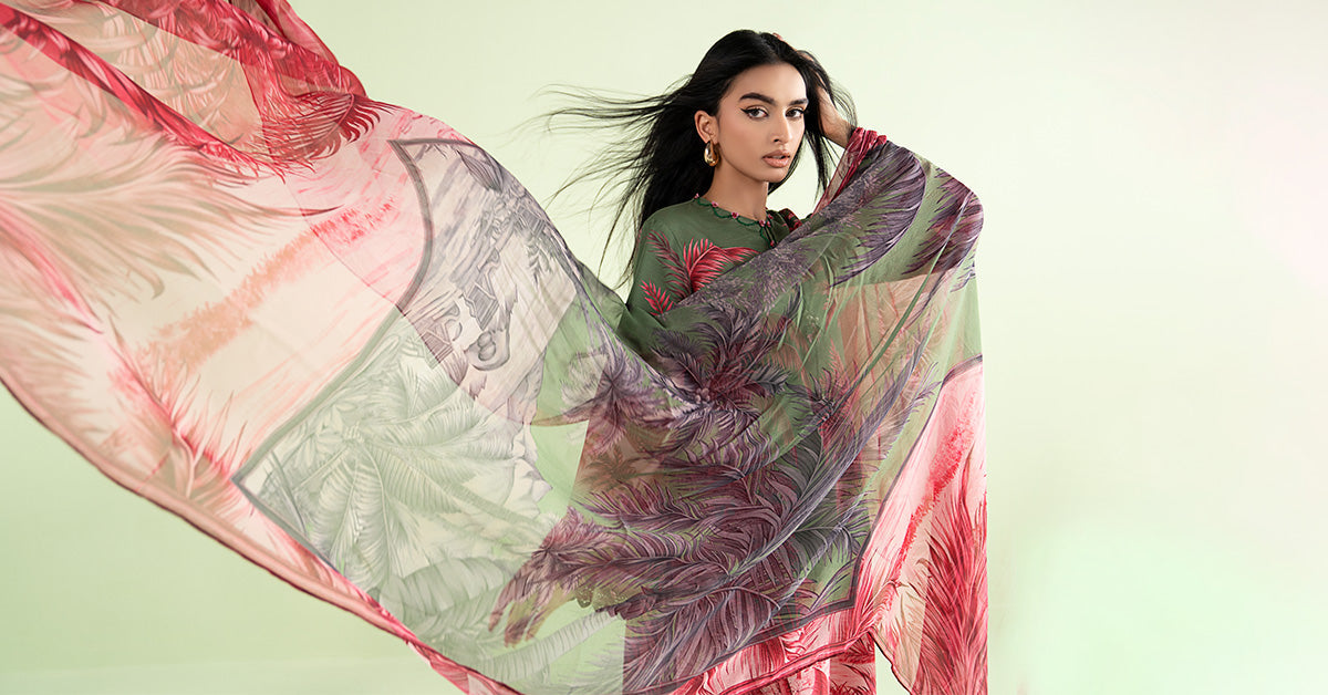 3 Piece Embroidered Lawn Suit