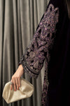 3 Piece Embroidered Velvet Suit