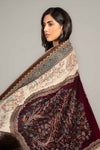 3 Piece Embroidered Linen Suit | DLS-1211