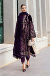 3 Piece Unstitched Embroidered Velvet Suit