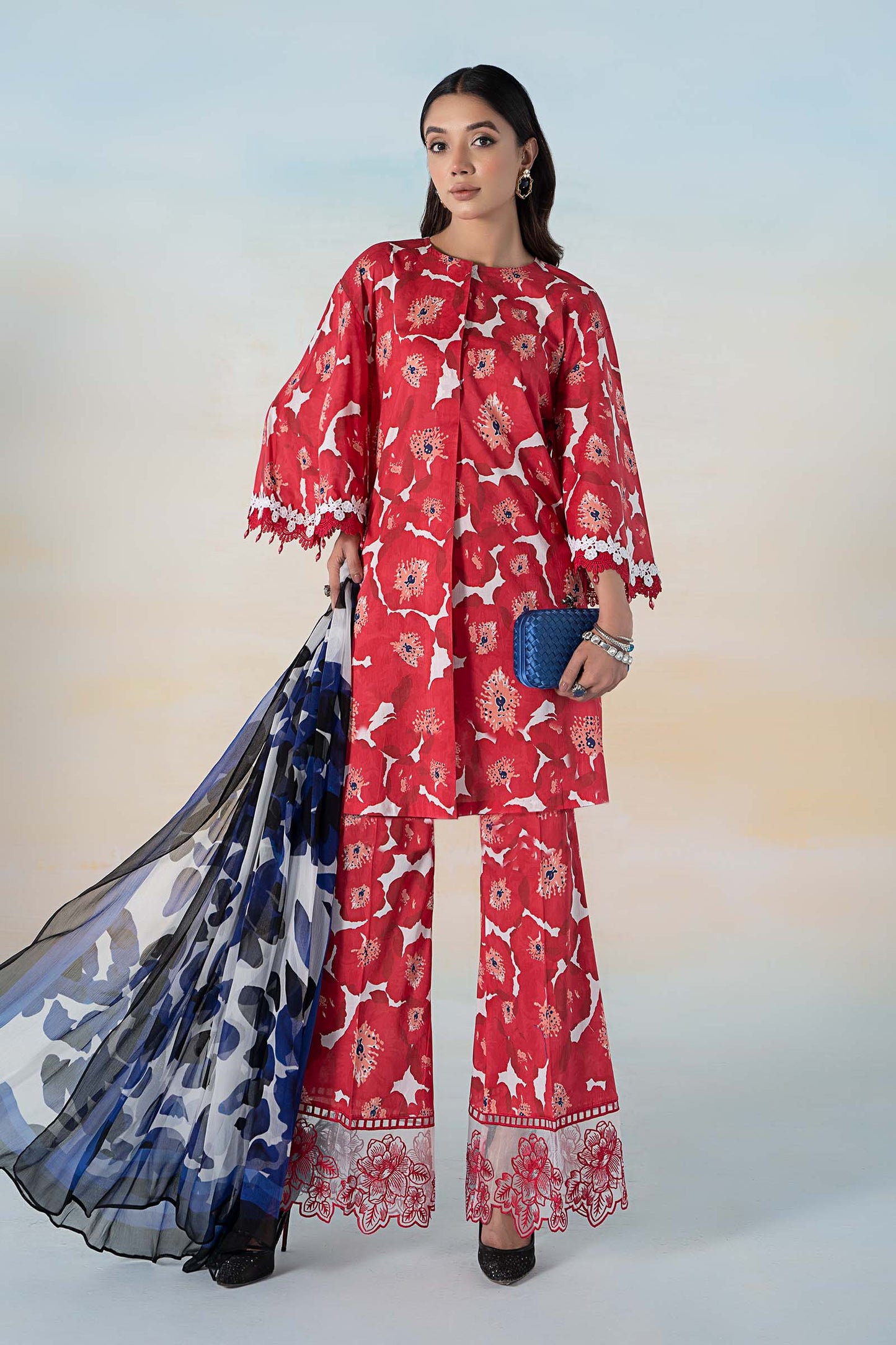 3 PIECE PRINTED LAWN SUIT