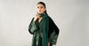 3 Piece Embroidered Velvet Suit | DLS-1212