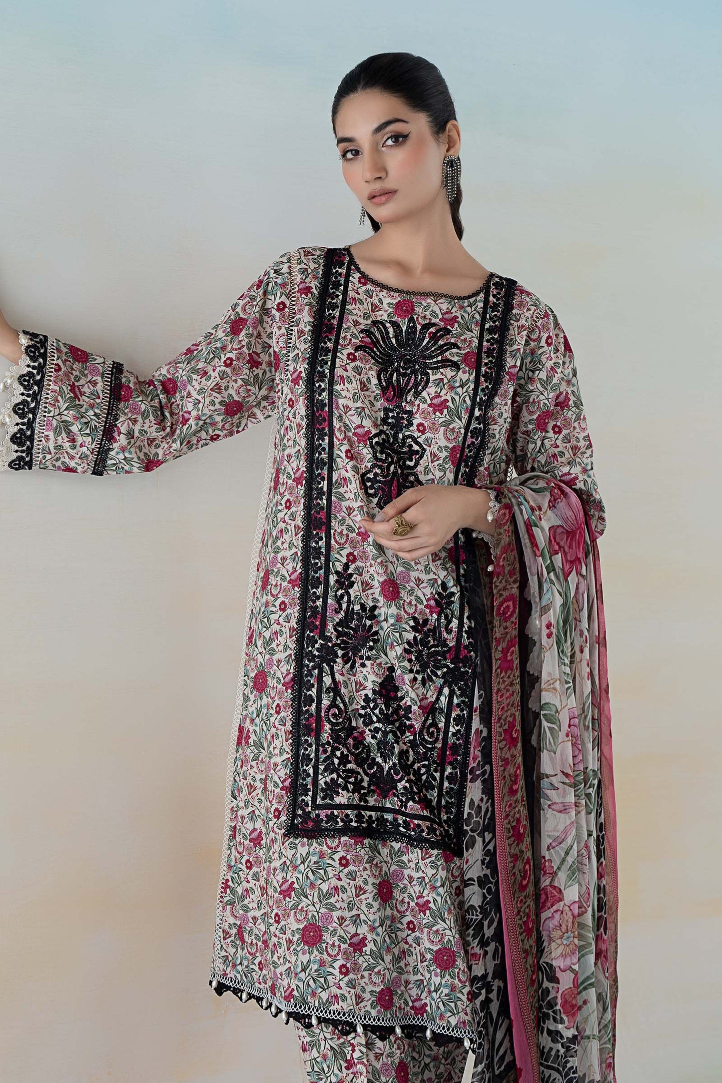 3 PIECE PRINTED LAWN SUIT