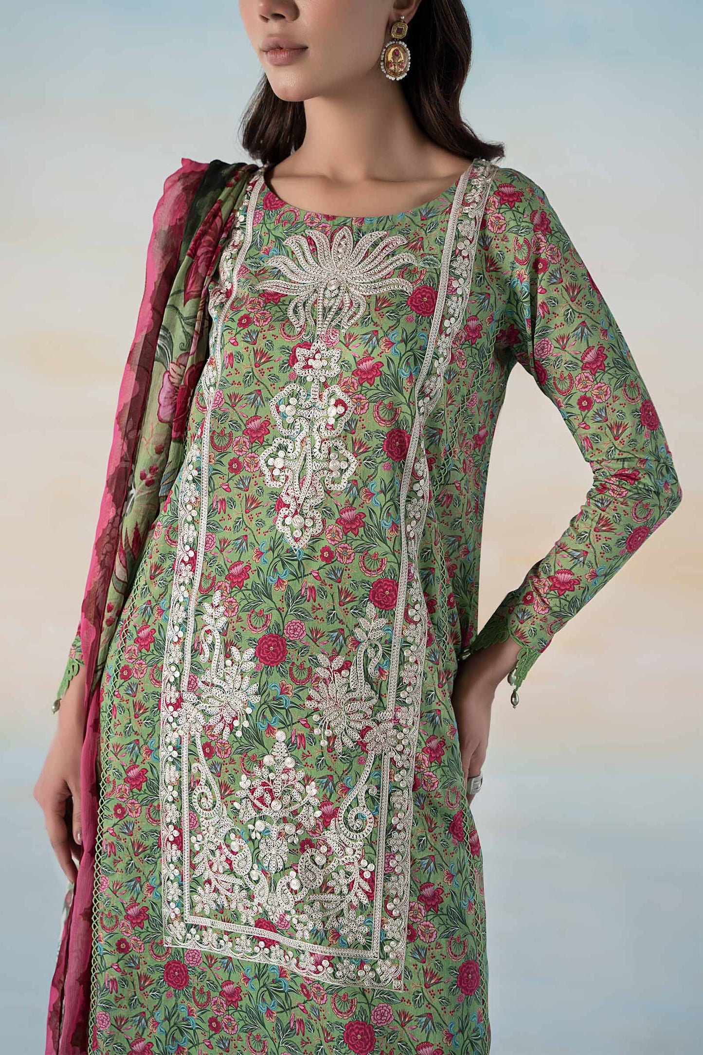 3 PIECE PRINTED LAWN SUIT