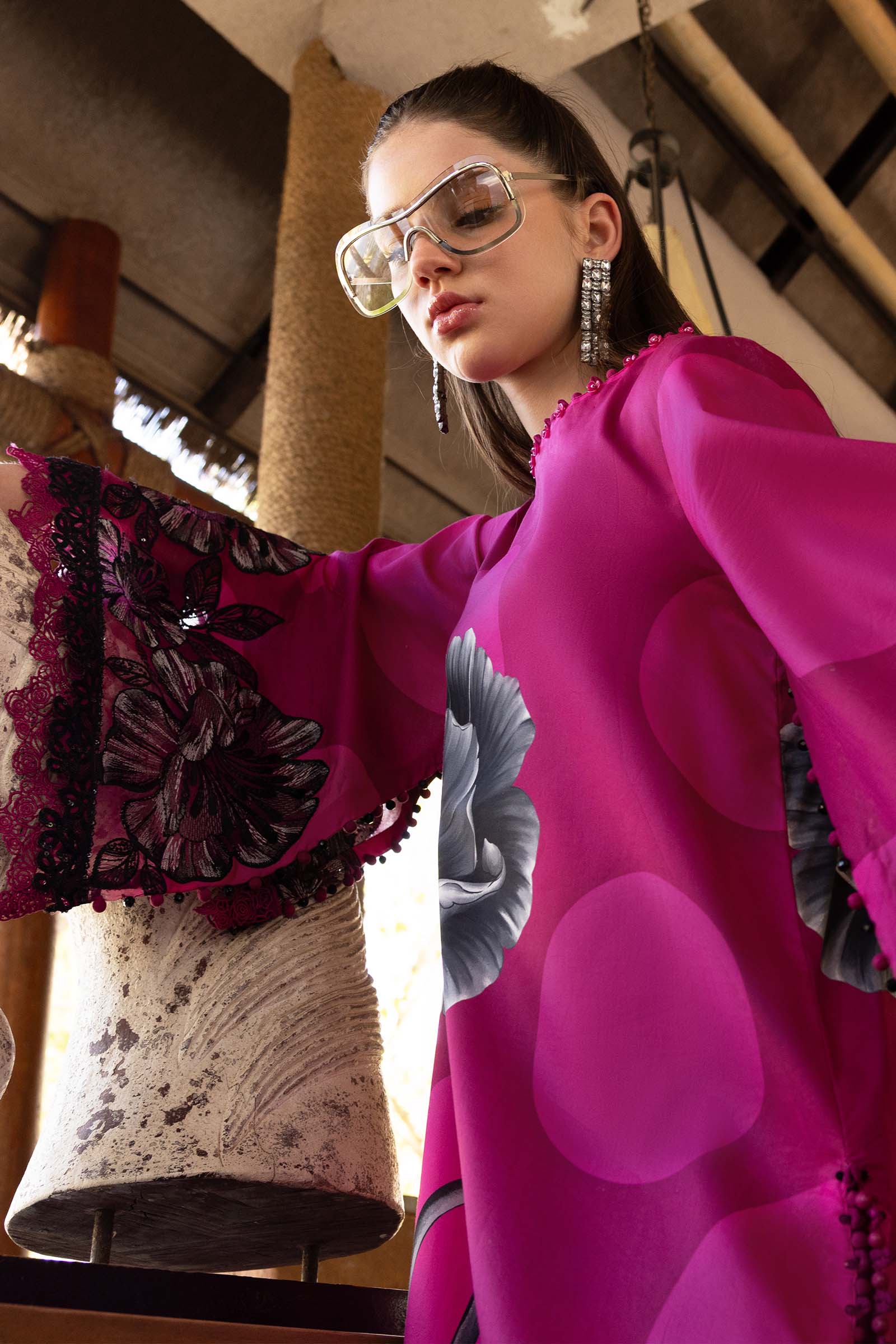 3 Piece Unstitched Embroidered Lawn Suit