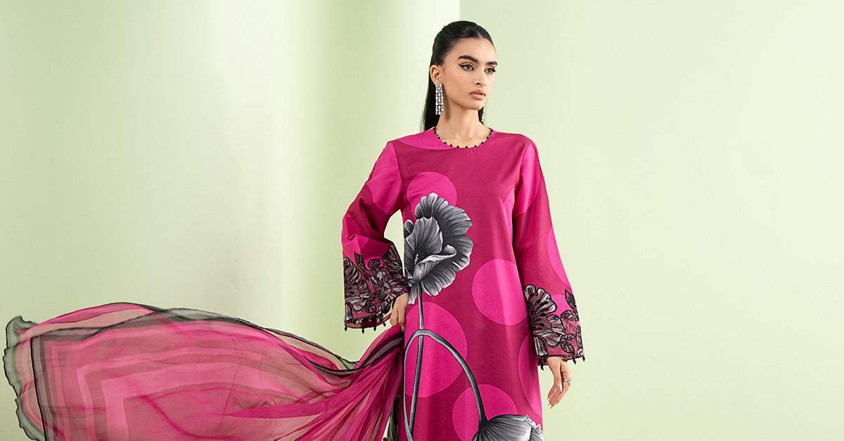 3 Piece Embroidered Lawn Suit