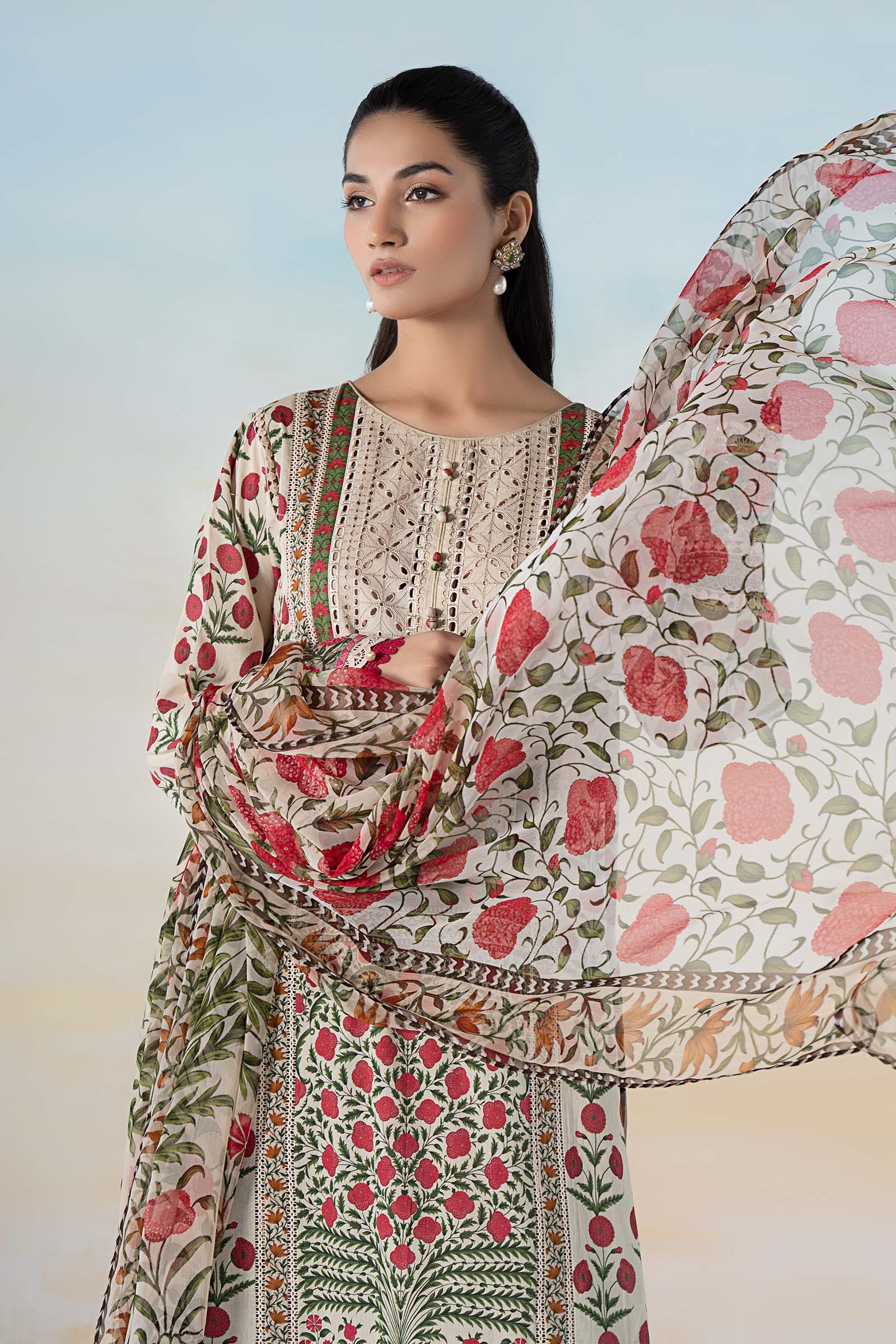 3 PIECE PRINTED LAWN SUIT