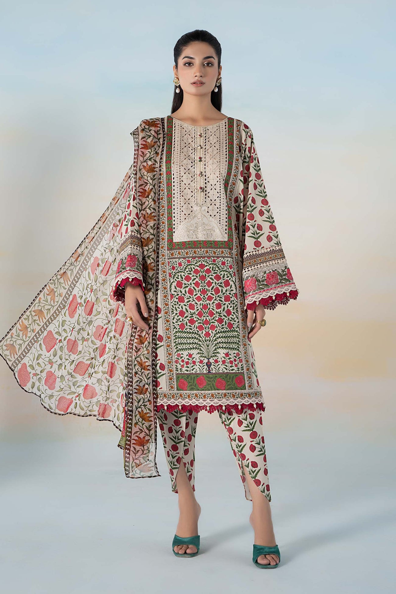 3 PIECE PRINTED LAWN SUIT