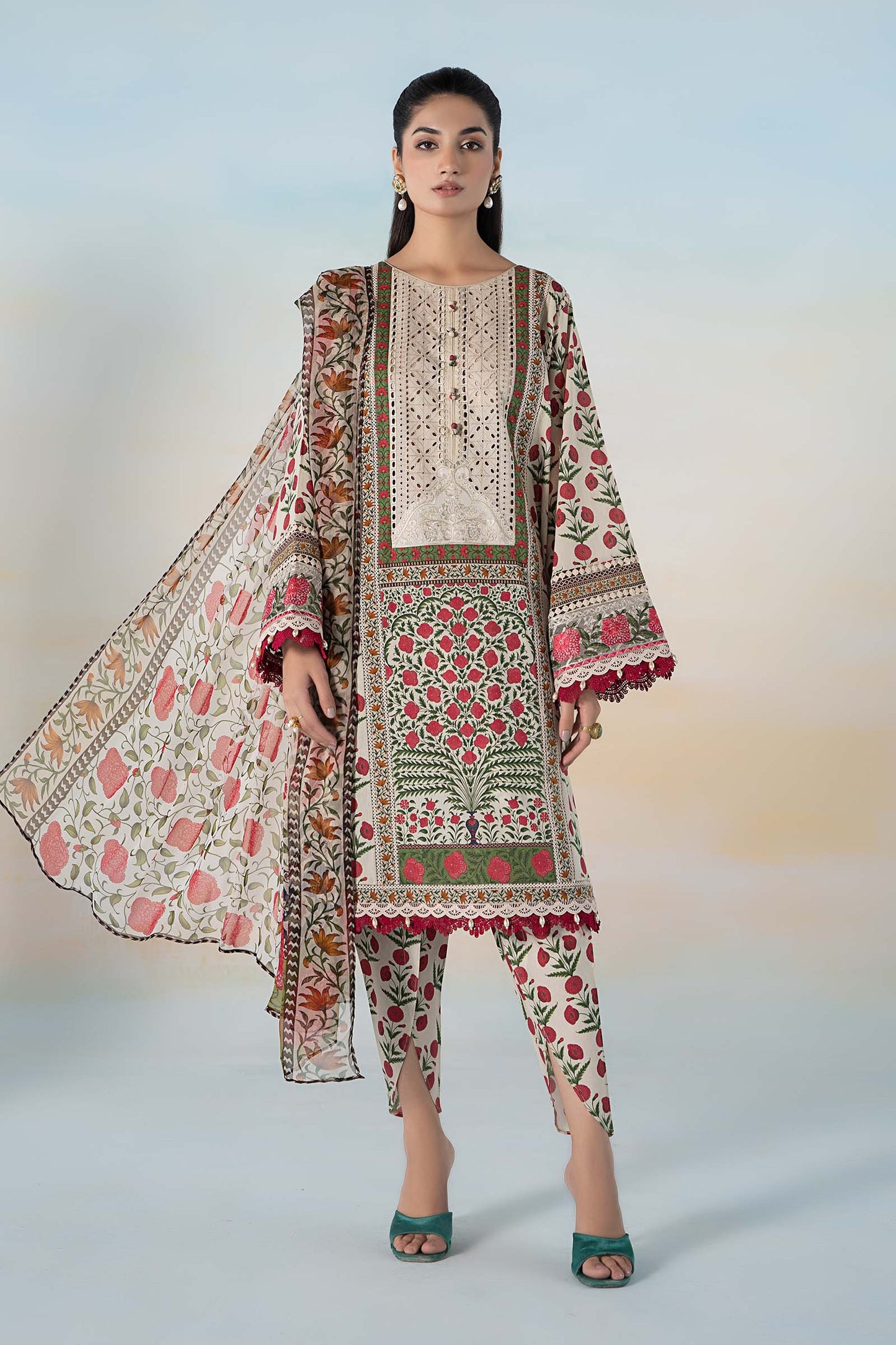 3 PIECE PRINTED LAWN SUIT