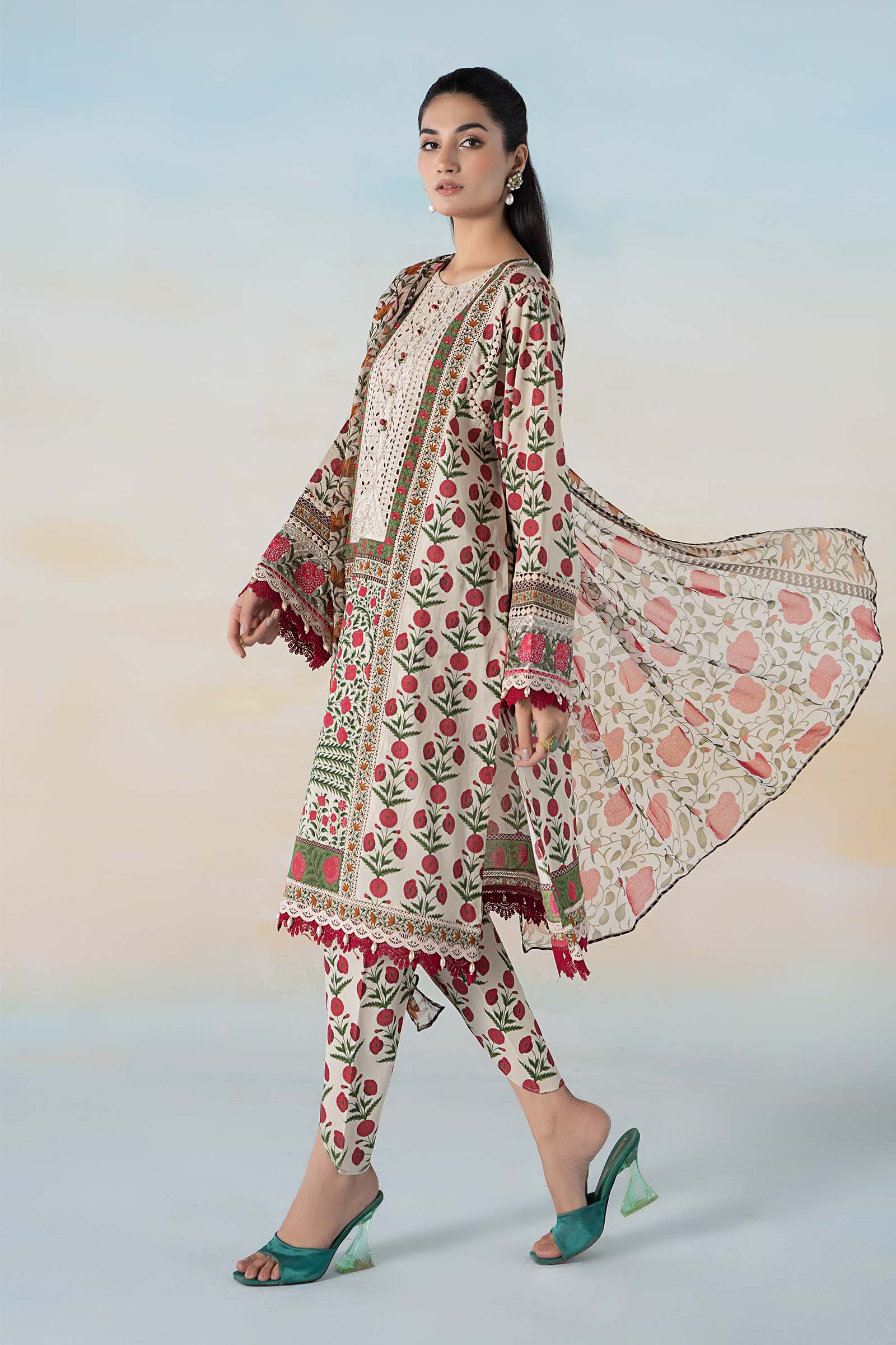 3 PIECE PRINTED LAWN SUIT