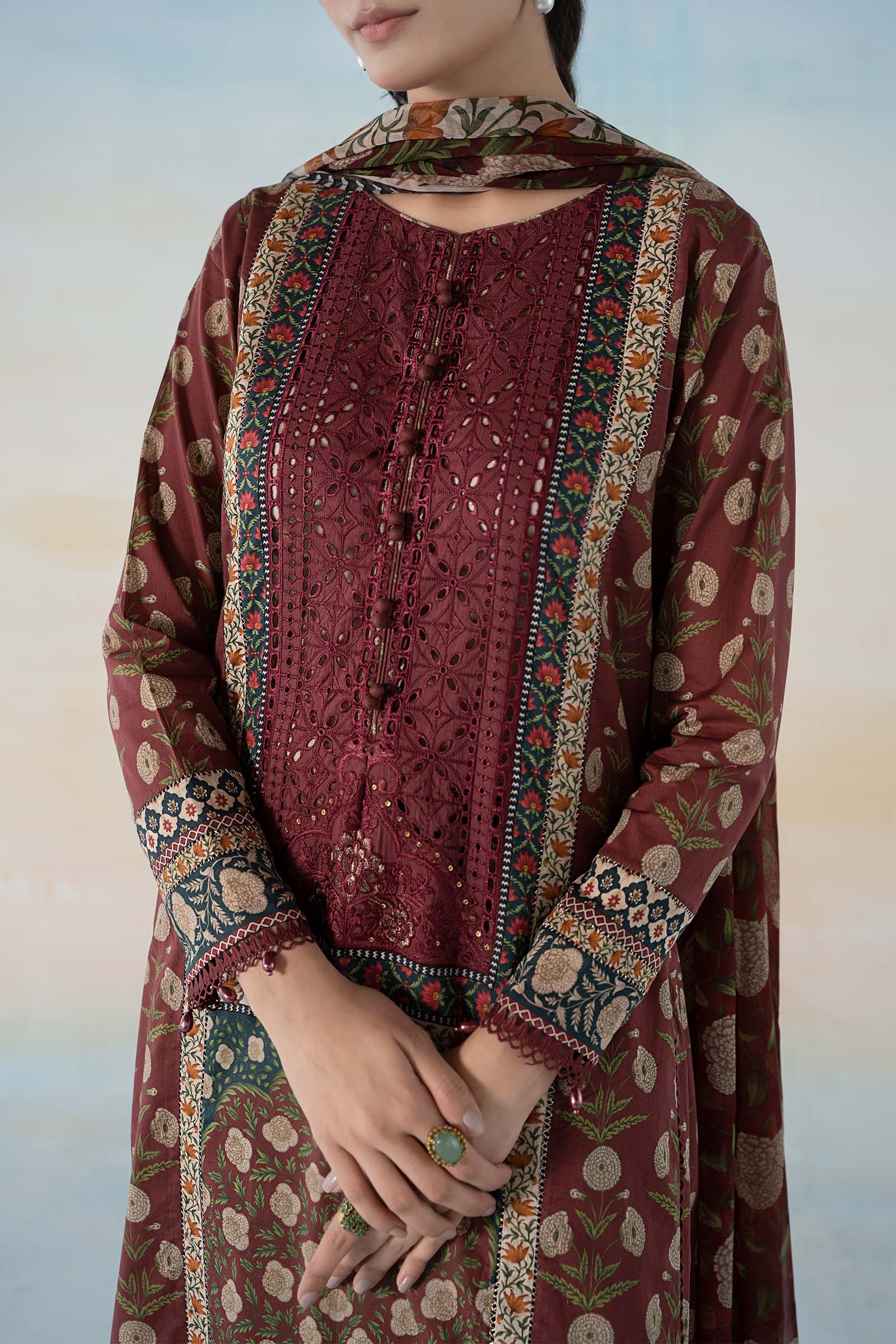 3 PIECE PRINTED LAWN SUIT