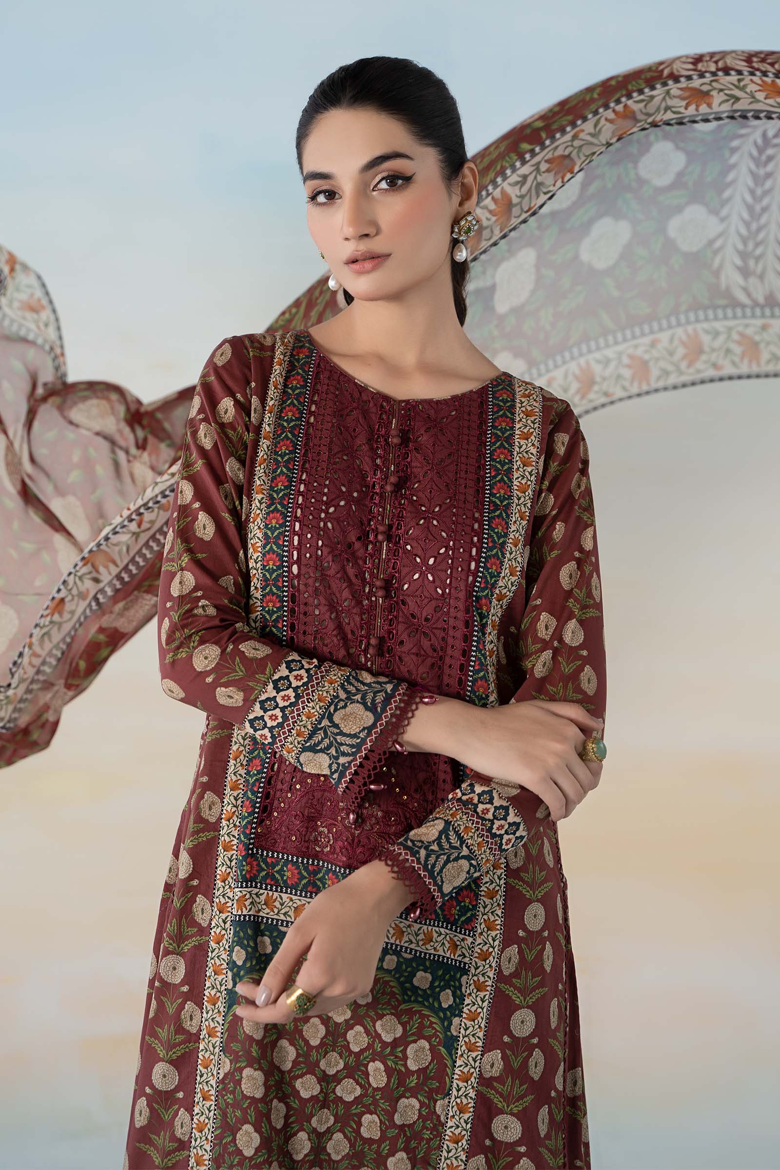 3 PIECE PRINTED LAWN SUIT