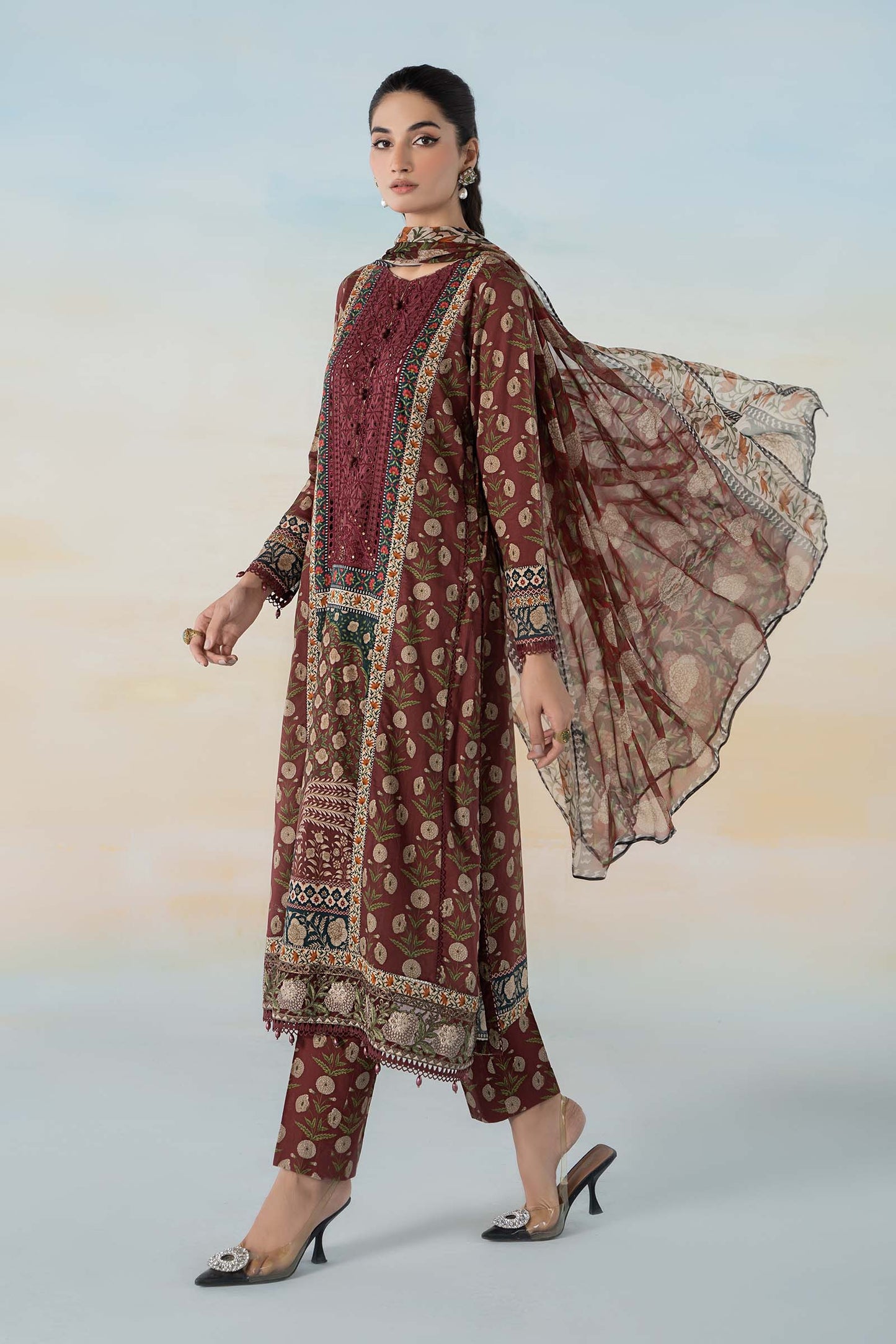 3 PIECE PRINTED LAWN SUIT