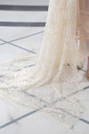 3 Piece Embroidered Dobby Lawn Suit | DS-2515-A