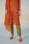 3 PIECE PRINTED DOBBY LAWN SUIT