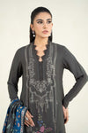 3 Piece Printed Linen Suit | MPS-2401-A