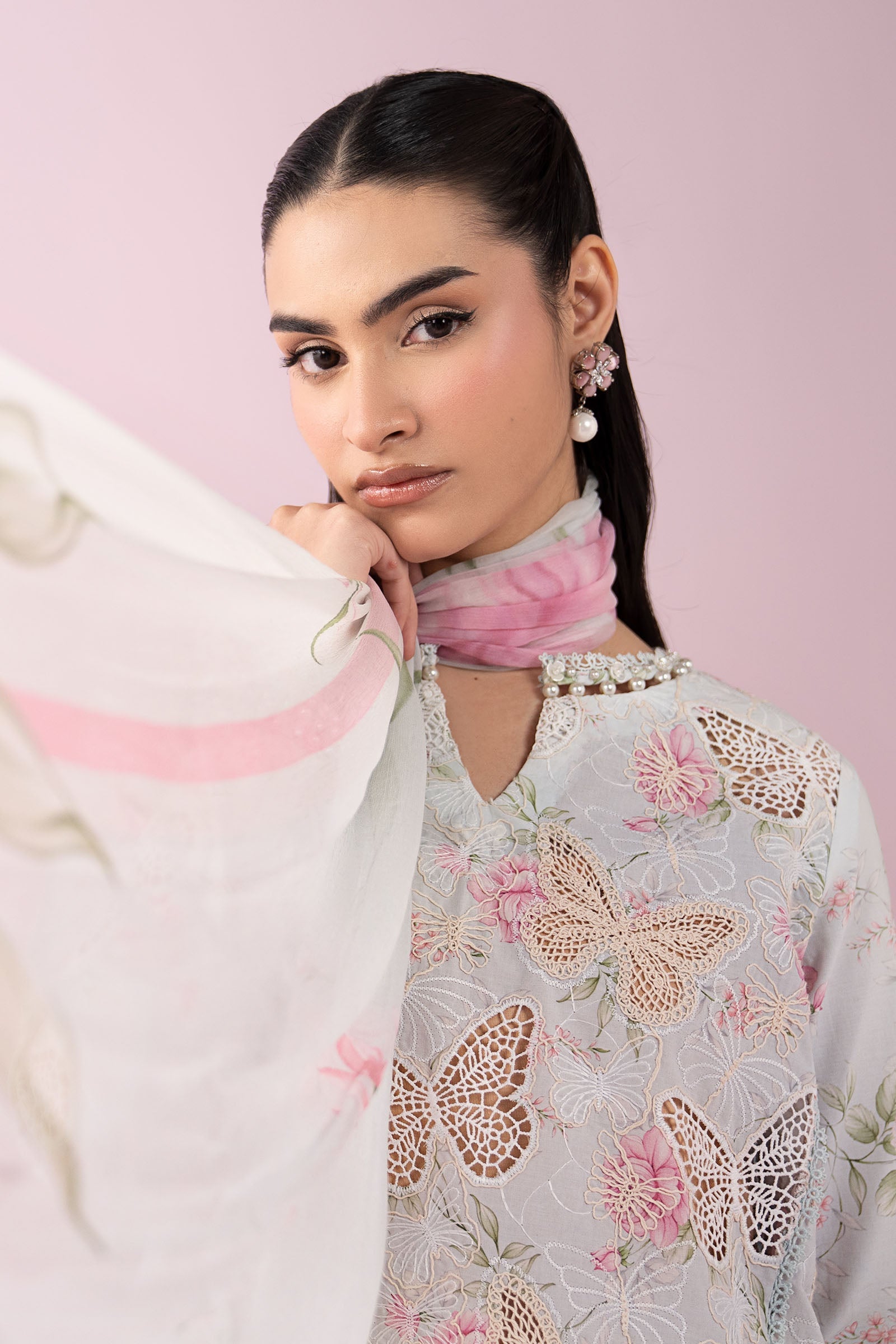 3 Piece Embroidered Lawn Suit