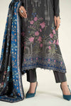 3 Piece Printed Linen Suit | MPS-2401-A