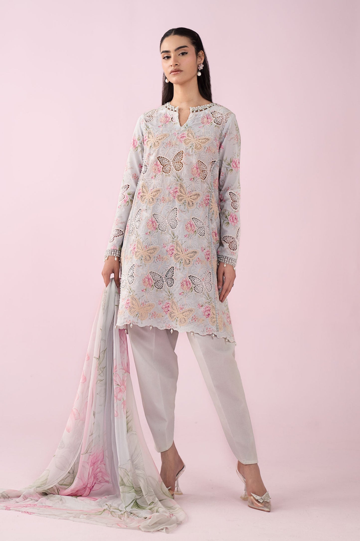 3 Piece Embroidered Lawn Suit
