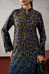 3 Piece Embroidered Linen Suit