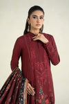 3 Piece Printed Linen Suit | MPS-2401-B