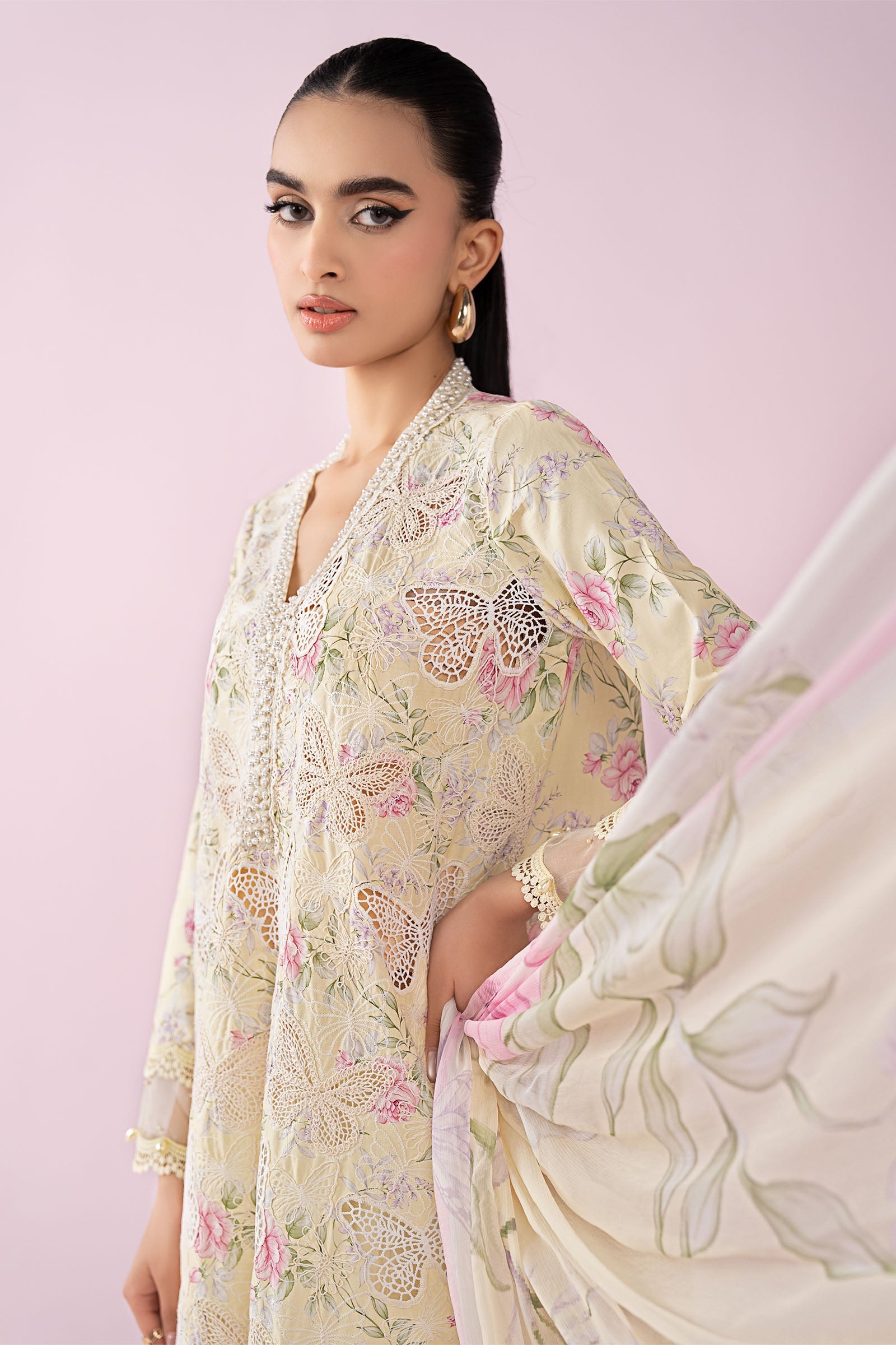 3 Piece Embroidered Lawn Suit