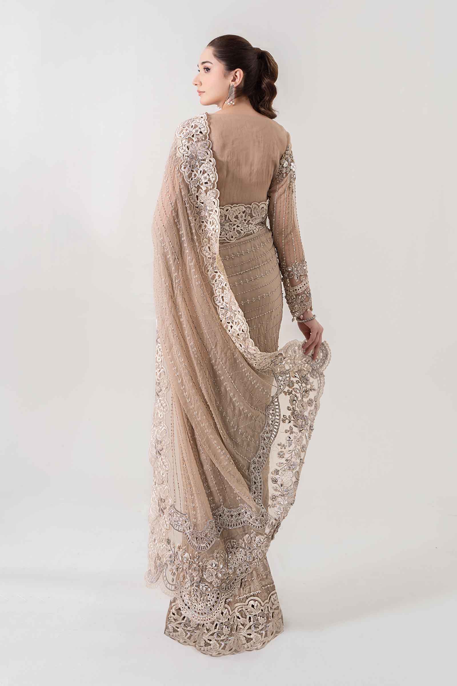 Embroidered Chiffon Saree | BDS-2801