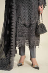 3 Piece Embroidered Chiffon Suit | MCS-24-101