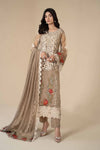 3 Piece Embroidered Organza Suit | ELS-24-01