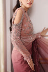 Unstitched Embroidered Chiffon Saree | BD-3001