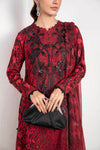3 Piece Embroidered Linen Suit
