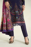 3 Piece Printed Linen Suit | MPS-2402-A