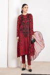 3 Piece Embroidered Linen Suit