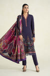 3 Piece Printed Linen Suit | MPS-2402-A